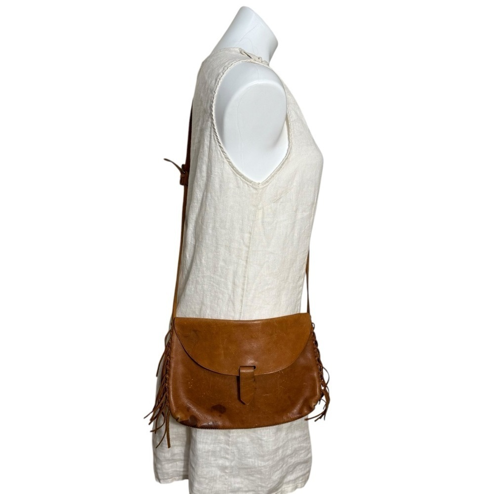 Madewell the fringe  crossbody envelope leather purse